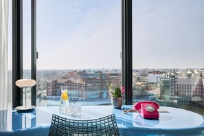 Junior Suite (nhow, Waterfront) | Premium bedding, minibar, in-room safe, desk