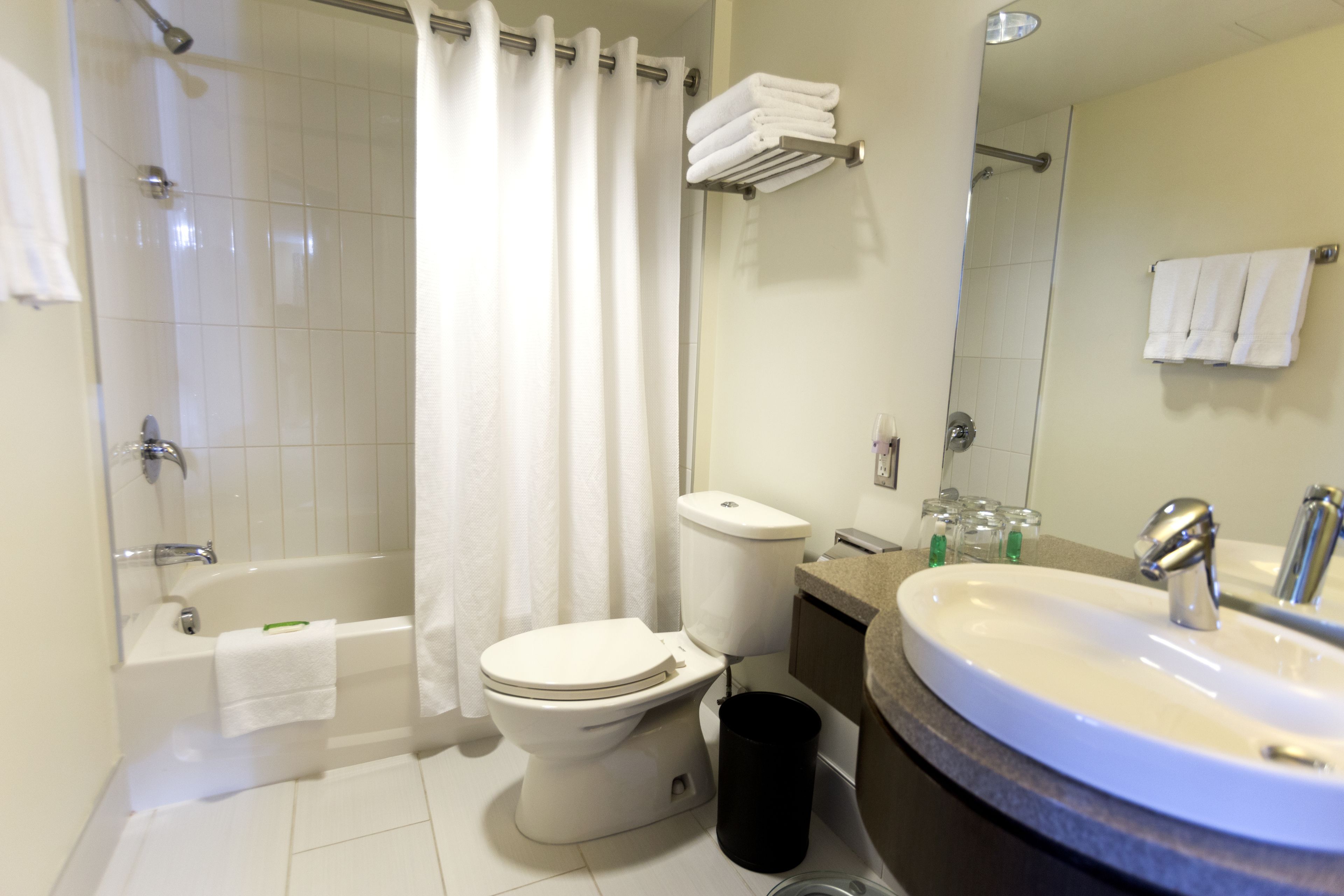 Suite, 1 habitación (International House) | Baño | Artículos de higiene personal gratuitos y toallas