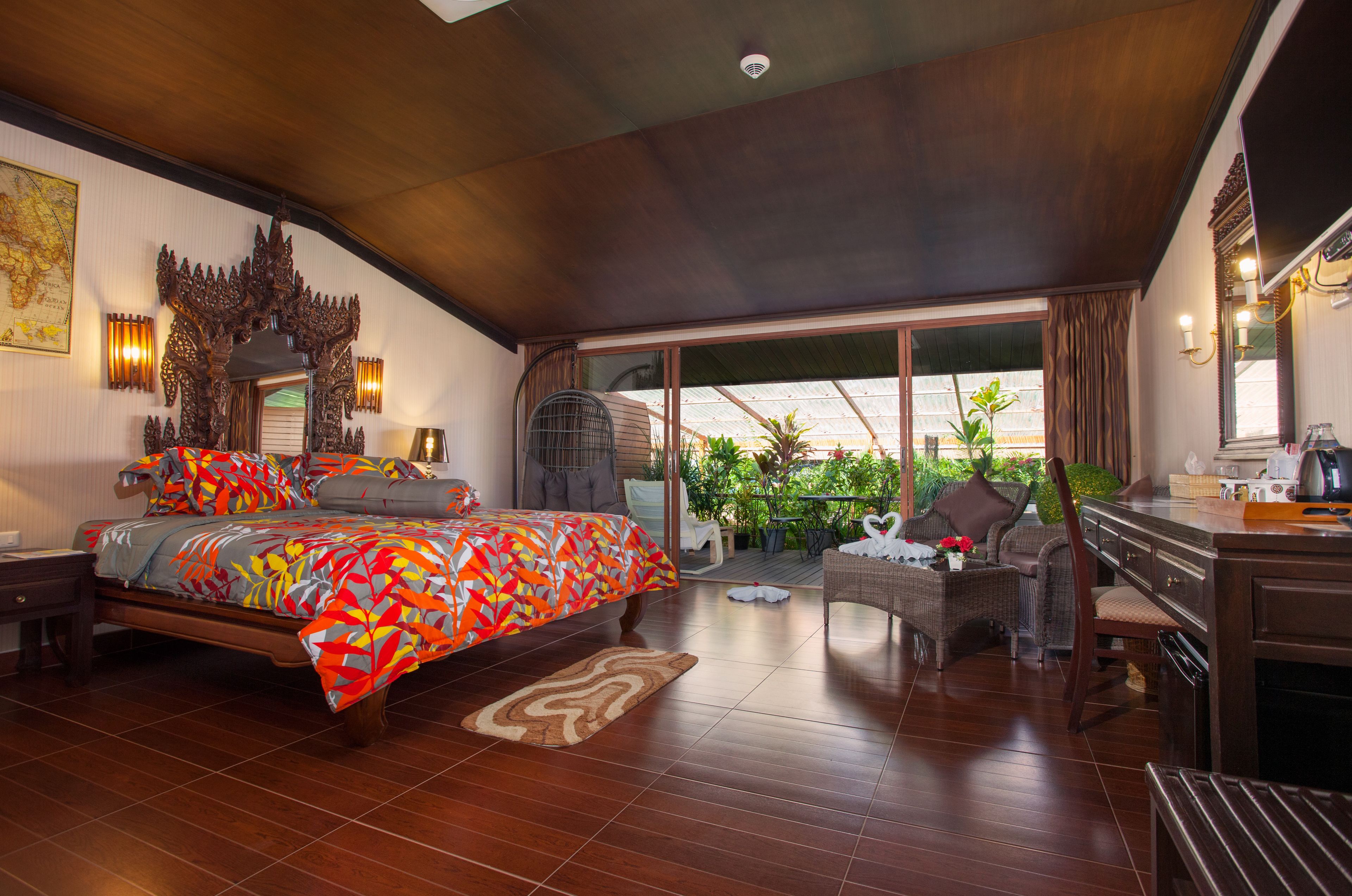 Honeymoon kamer (Deluxe) | Luxe beddengoed, pillowtop-bedden, een minibar, een kluis op de kamer