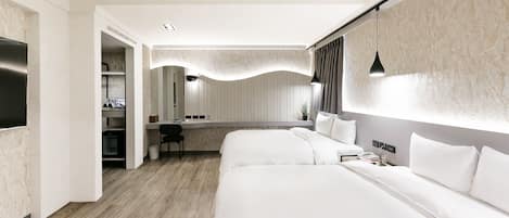 Family Room - Parking Excluded, Check-In After 3:00 PM | Premium bedding, down comforters, minibar, in-room safe