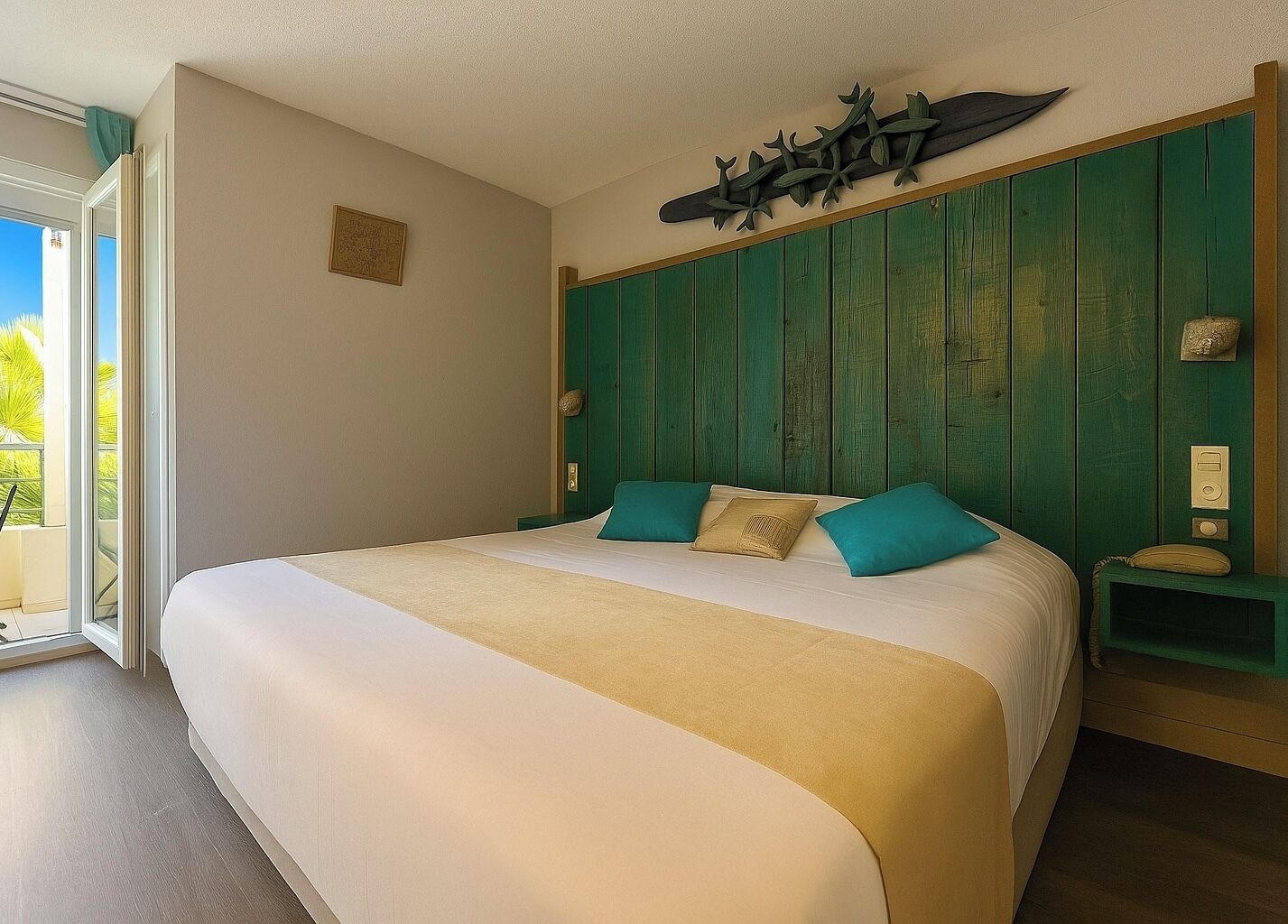 雙人房, 陽台 | 高級寢具、迷你吧、客房內保險箱、書桌