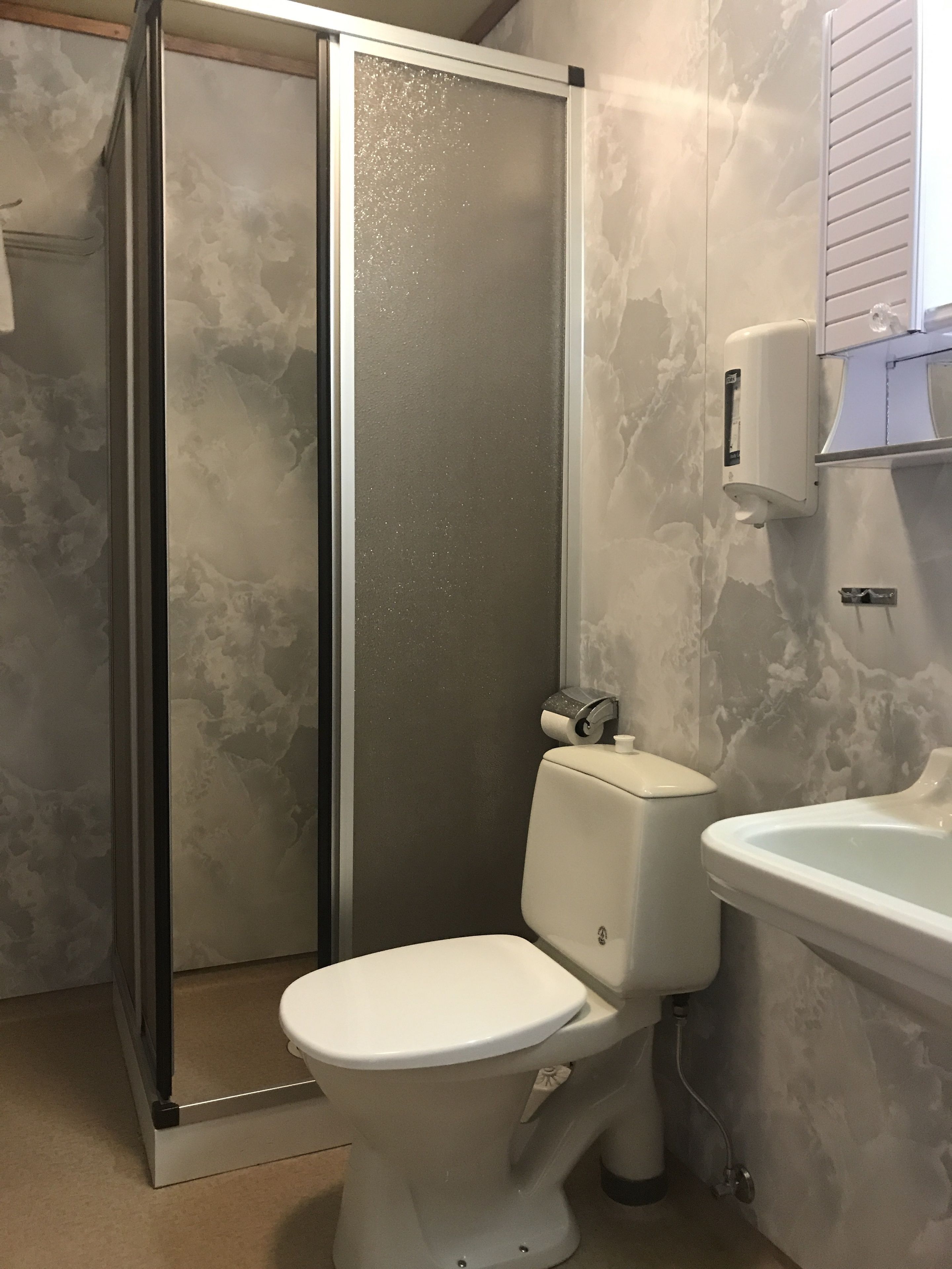 single room | bathroom | hair dryer, towels