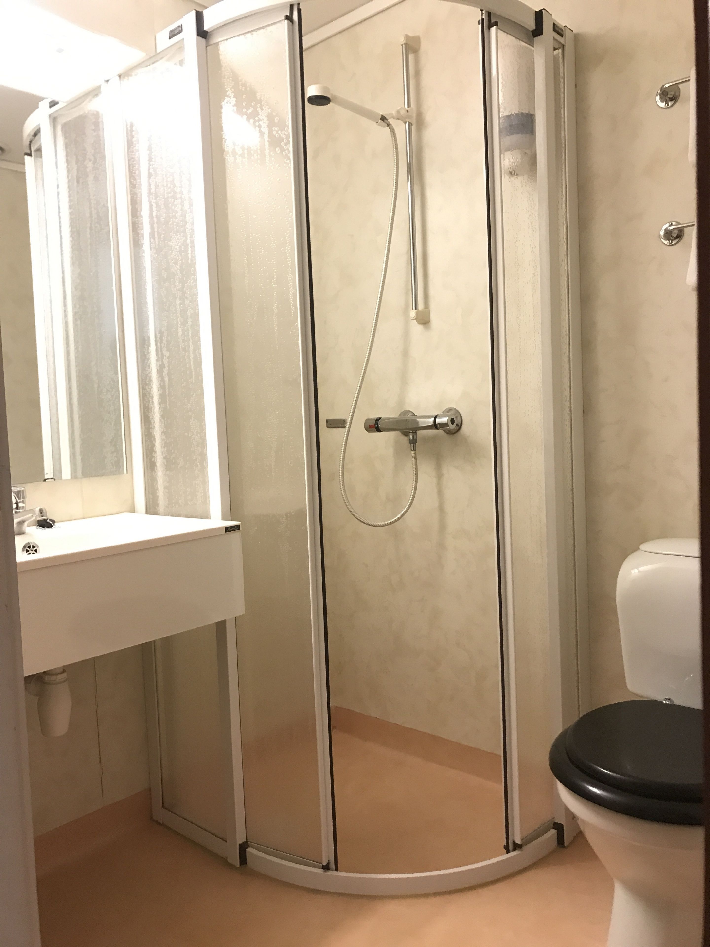 double room | bathroom | hair dryer, towels