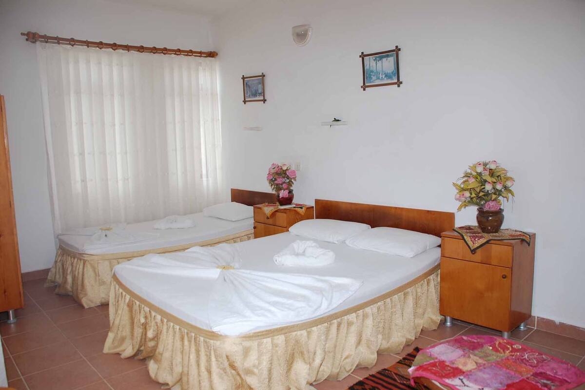 Habitación doble, baño privado | Camas con pillow-top, wifi gratis y ropa de cama