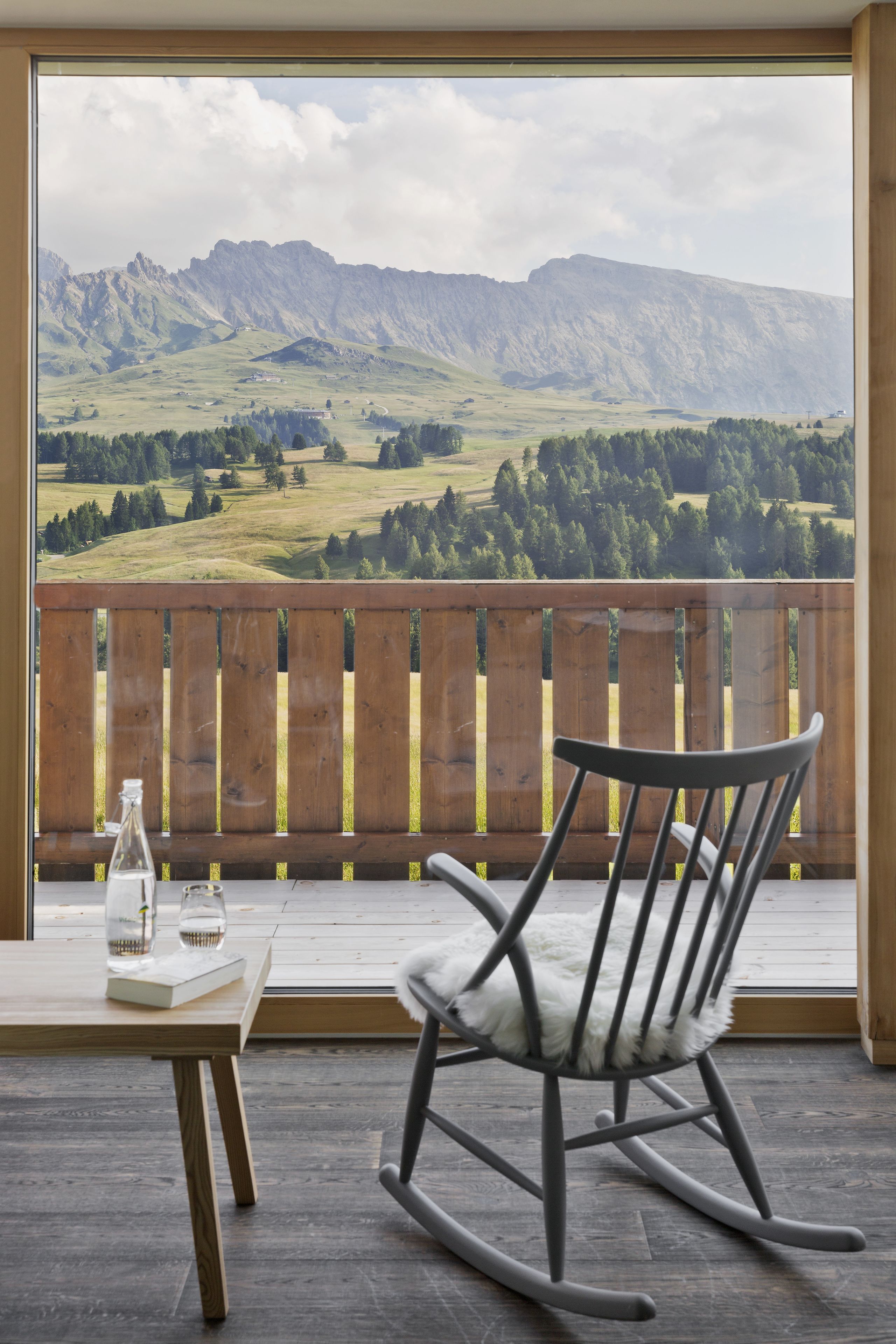 Blick von der Unterkunft