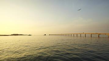 Playa en los alrededores y playa de arena blanca