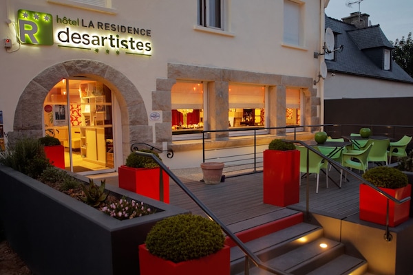 Majoituspaikan sisäänkäynti