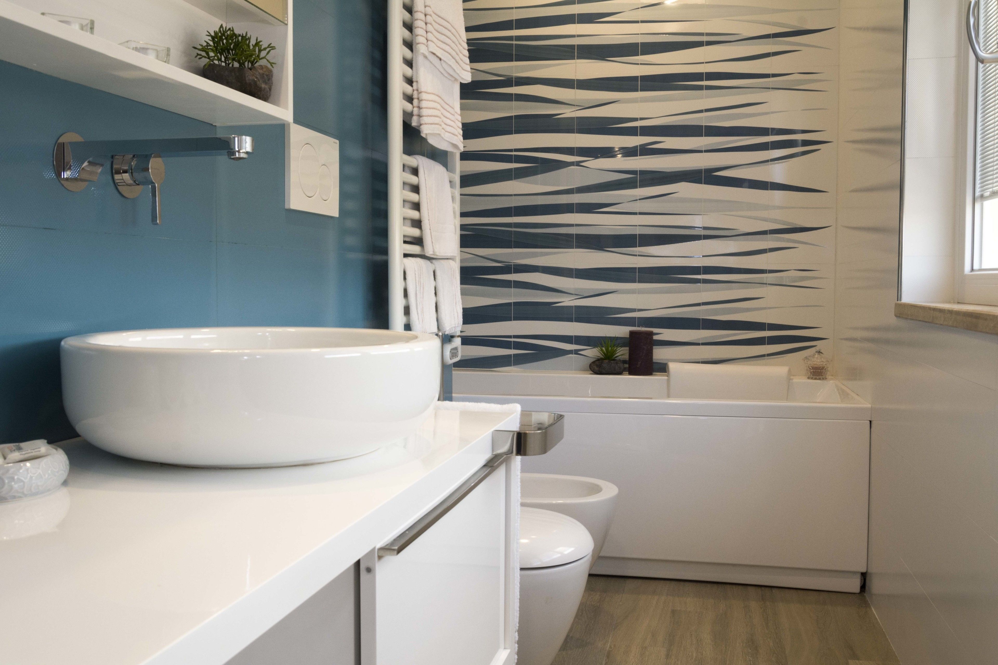 junior suite, terrace, sea view | bathroom | shower, rainfall showerhead, free toiletries, hair dryer