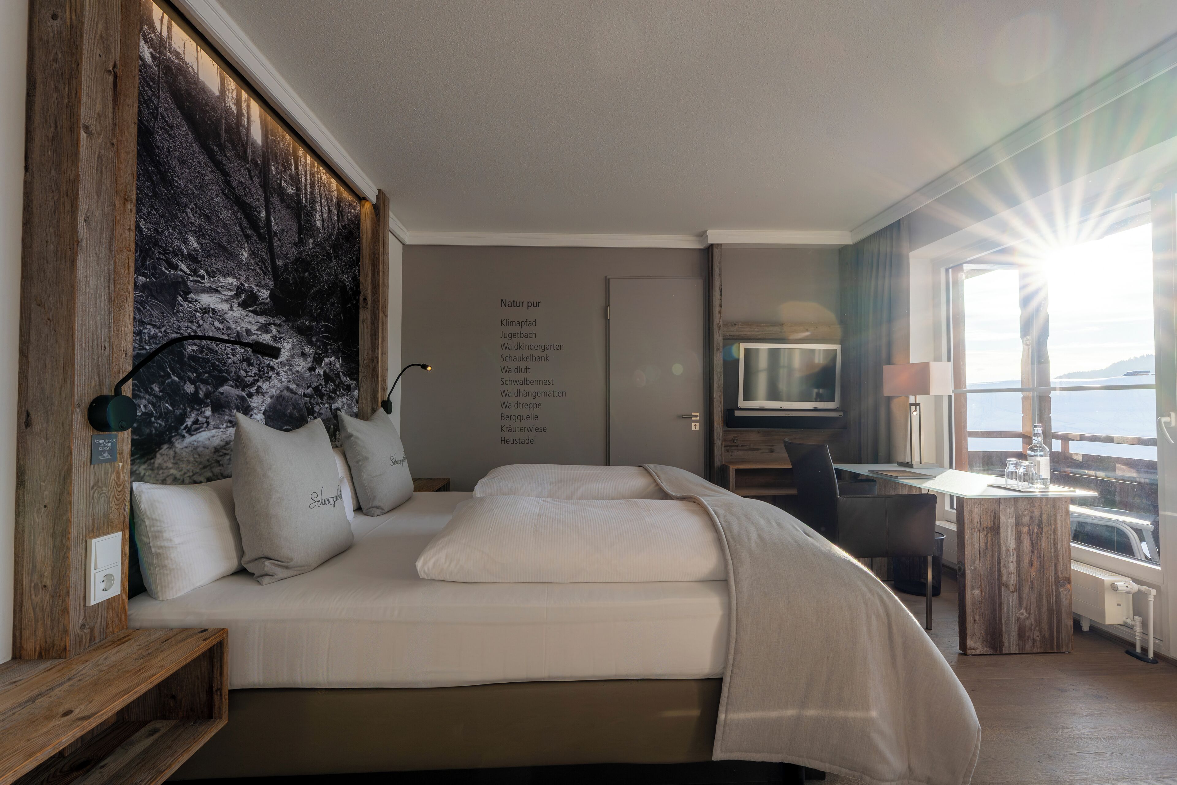 Design Studio | Hypo-allergenic bedding, down comforters, in-room safe, desk