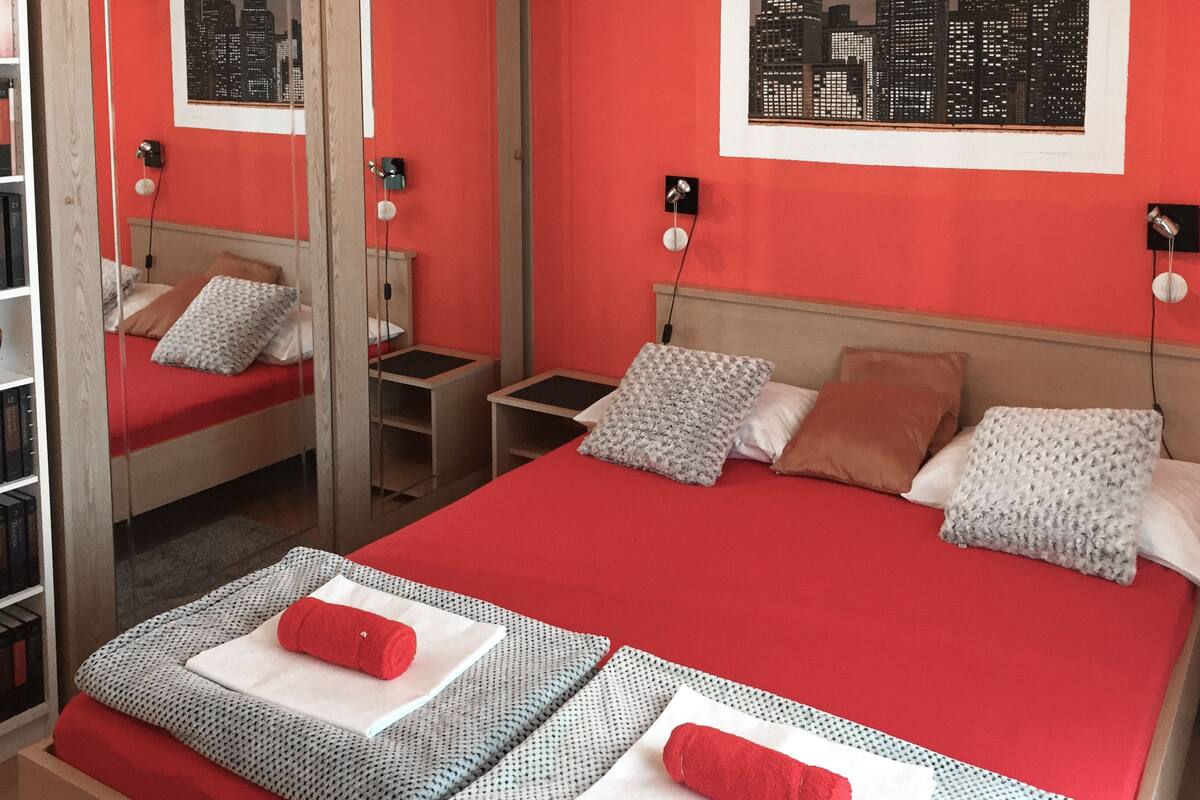 Studio, Balcony | Blackout drapes, iron/ironing board (on request), cribs (free)