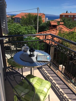 Apartamento, 1 habitación, balcón | Balcón