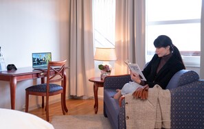 單人房 | 防敏寢具、特厚豪華床墊、書桌、熨斗/熨衫板