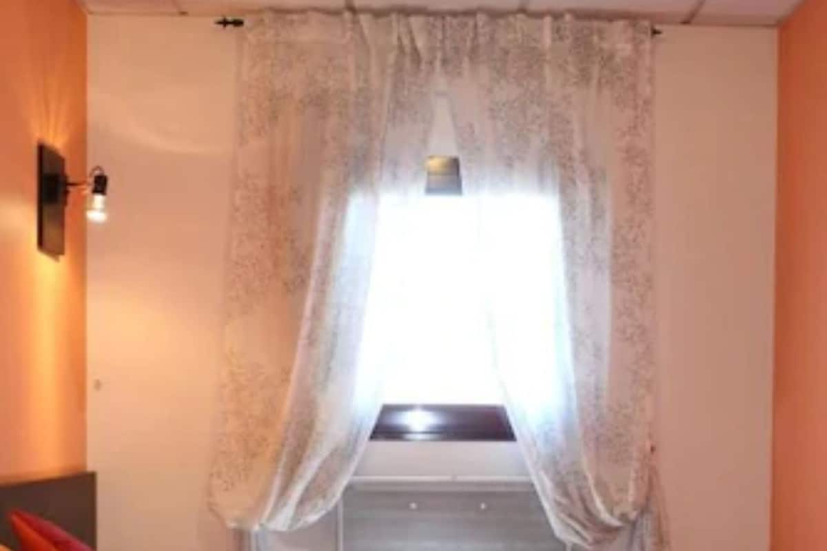 Individually decorated, desk, blackout curtains, soundproofing