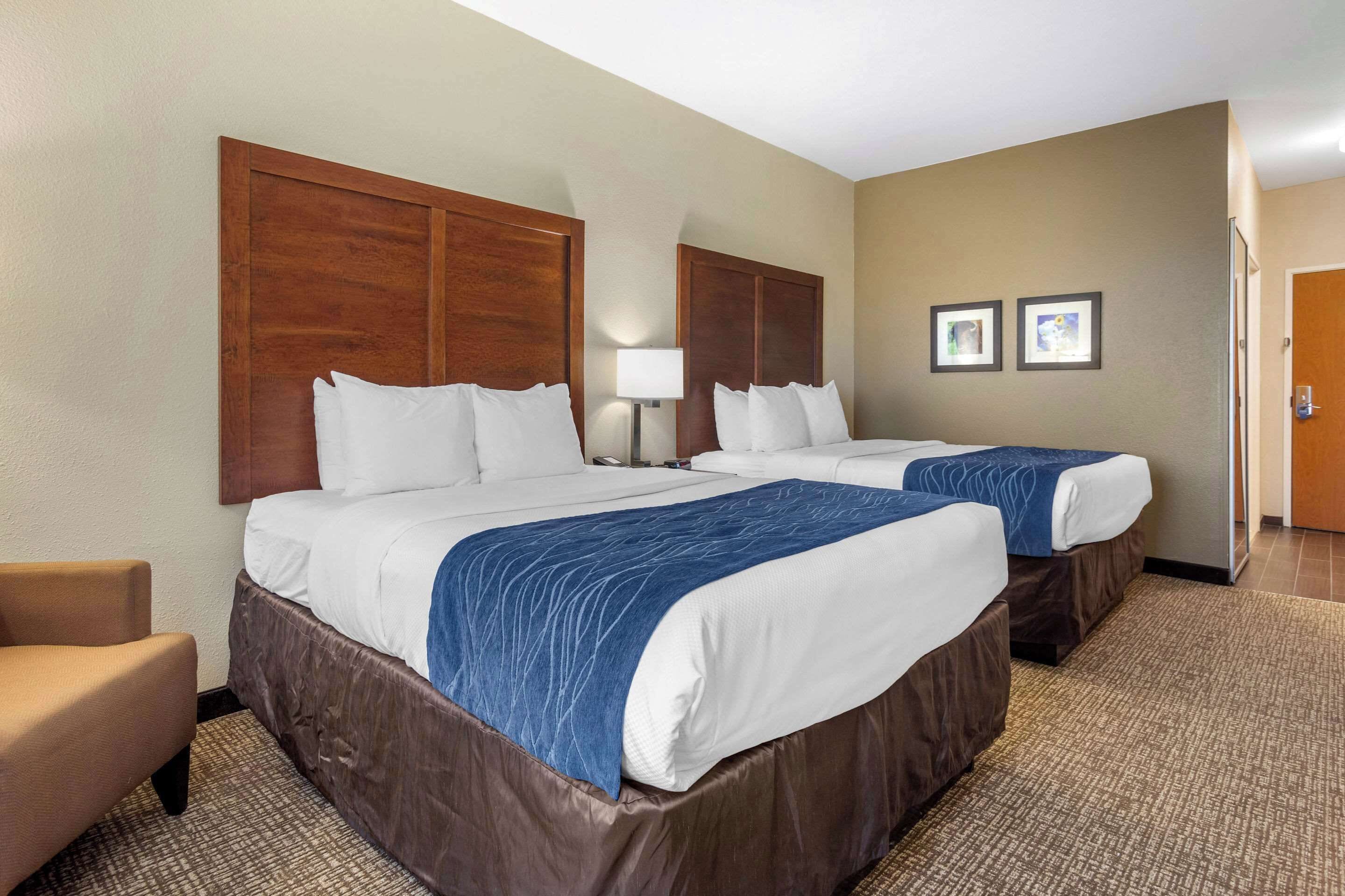 standard room, 2 queen beds, non smoking | hypo-allergenic bedding, down duvets, pillow-top beds, desk