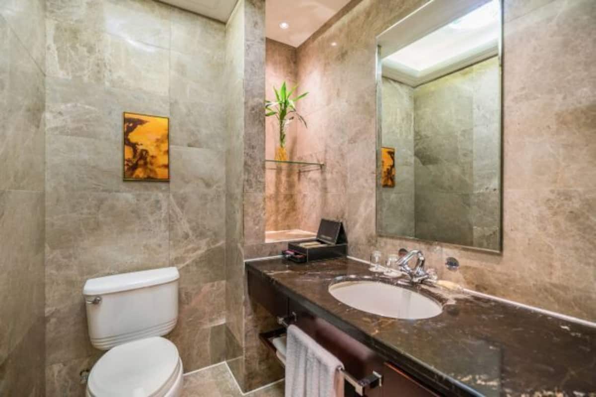 Minibar, safe på rommet, strykejern/-brett og internett