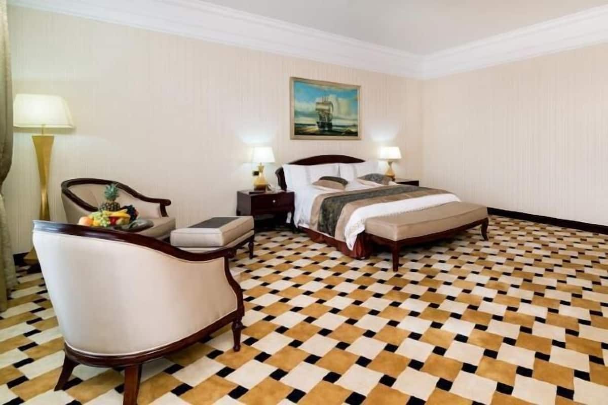 Ropa de cama de alta calidad y minibar