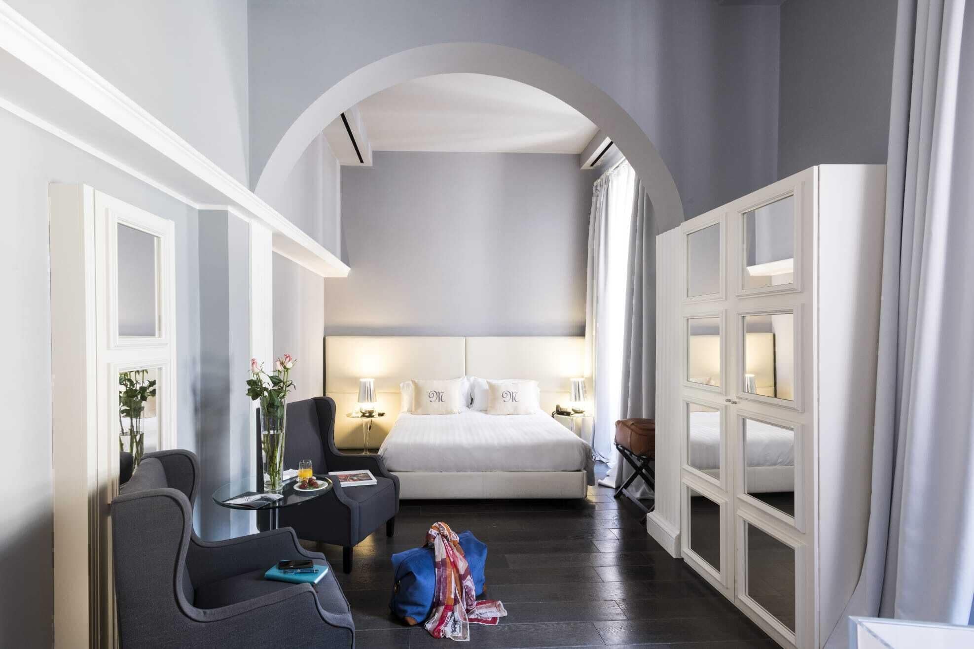 Ropa de cama de alta calidad, edredón y minibar 