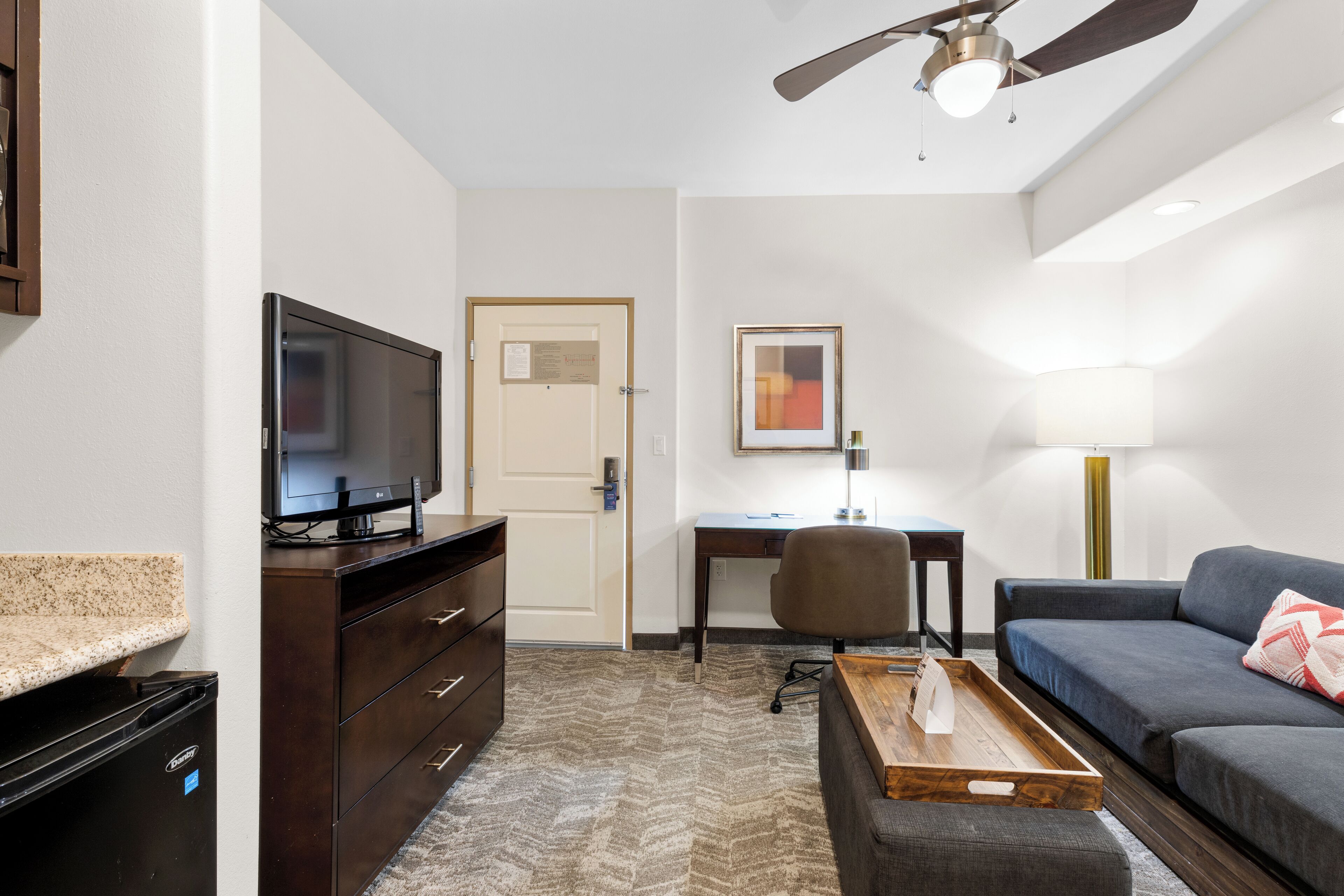 suite, 1 bedroom (mobility accessible, roll-in shower) | pillow-top beds, in-room safe, desk, blackout curtains