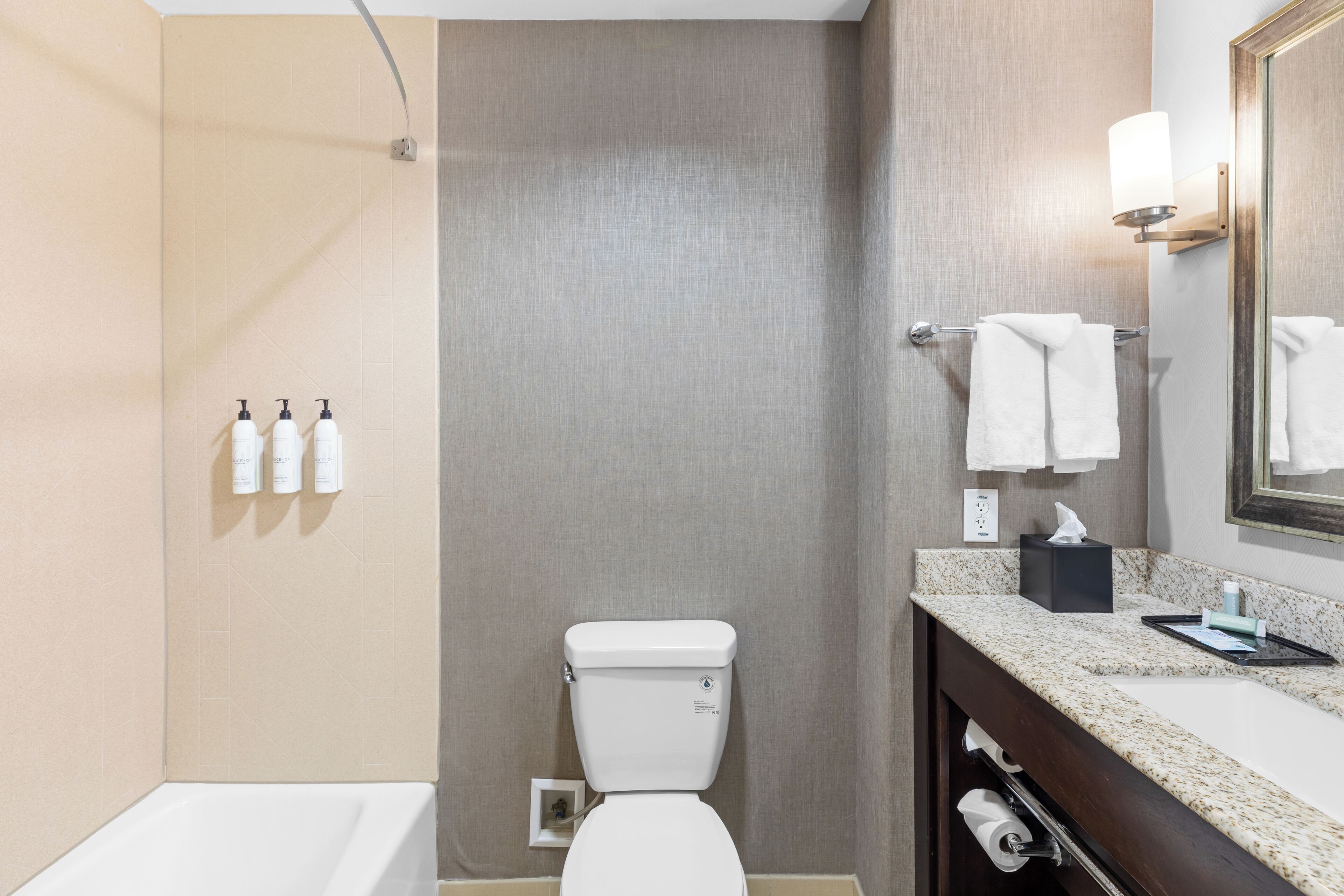 pillow-top beds, in-room safe, desk, blackout curtains