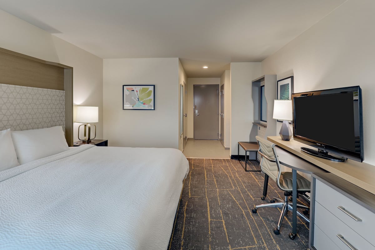 In-room safe, desk, blackout curtains, iron/ironing board