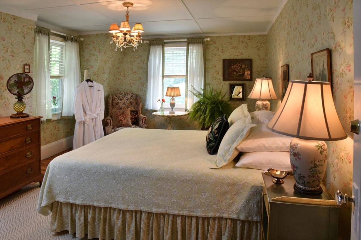 Casa de campo, banheiro privativo (Cottage) | Roupas de cama de algodão egípcio, individualmente decorados