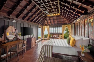 Ropa de cama de alta calidad y minibar 