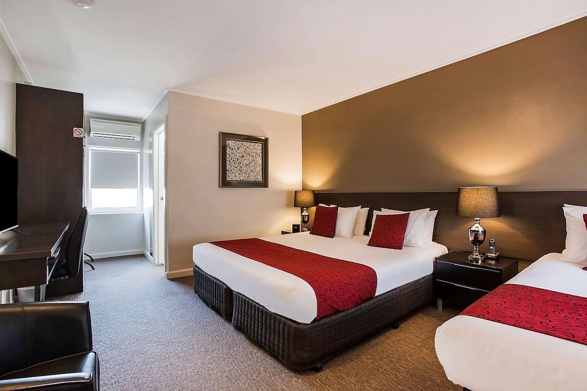Premium bedding, pillow-top beds, minibar, desk