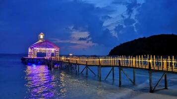 Front of property - evening/night