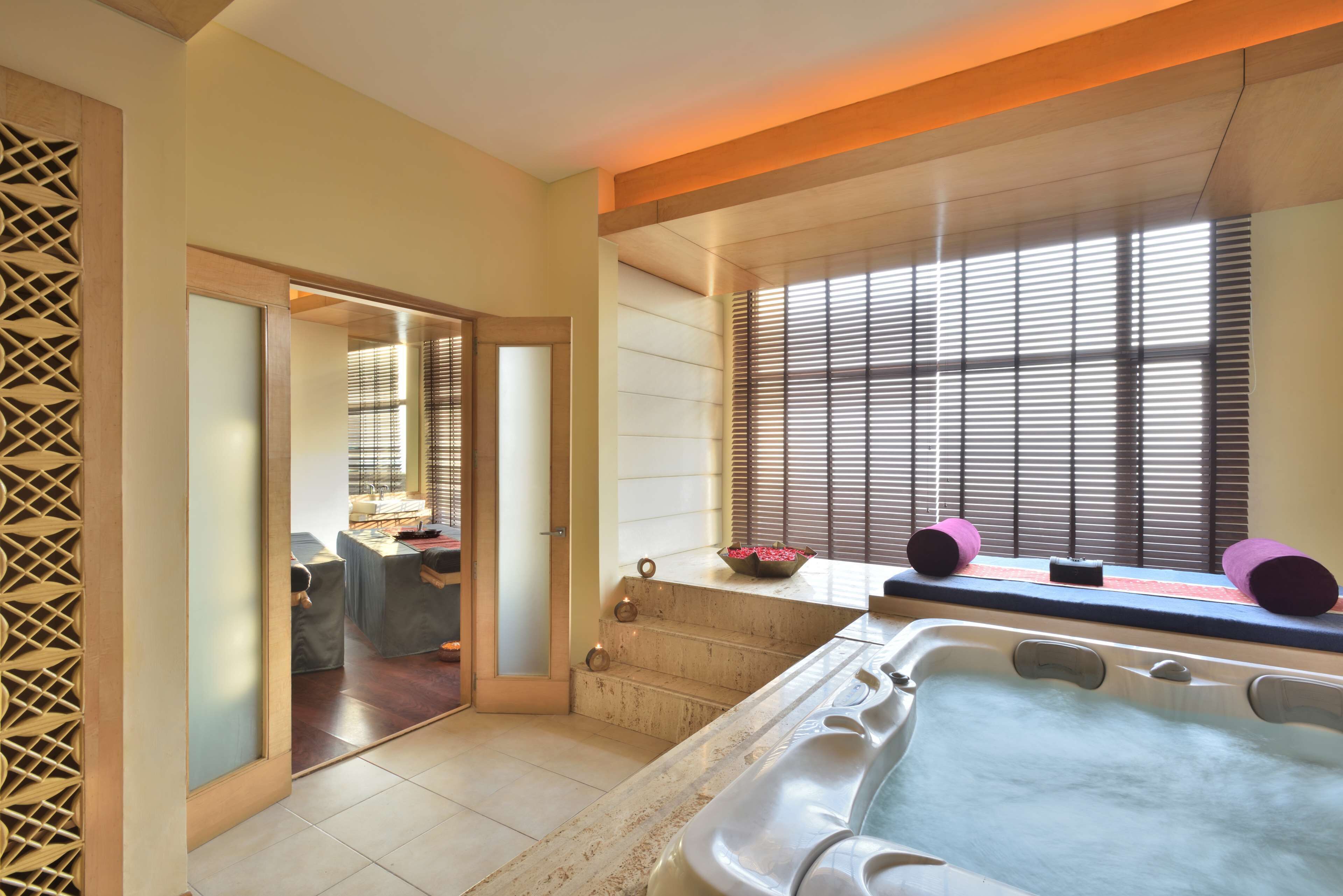 body treatments, deep-tissue massages, body wraps, body scrubs, facials