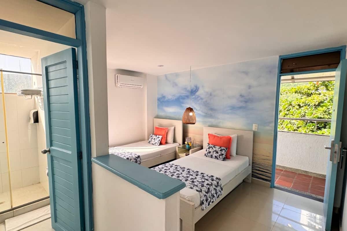 1 bedroom, desk, blackout curtains, iron/ironing board