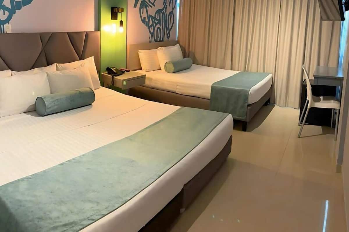 Desk, free cribs/infant beds, free WiFi, bed sheets