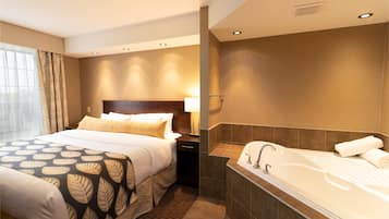 Suite, 1 King Bed, Jetted Tub | 1 bedroom, premium bedding, pillowtop beds, desk