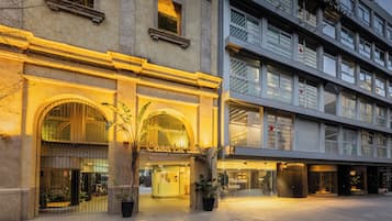 Front of property – evening/night