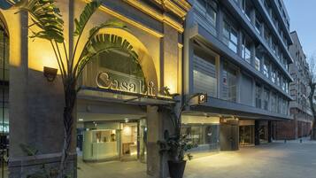 Front of property – evening/night