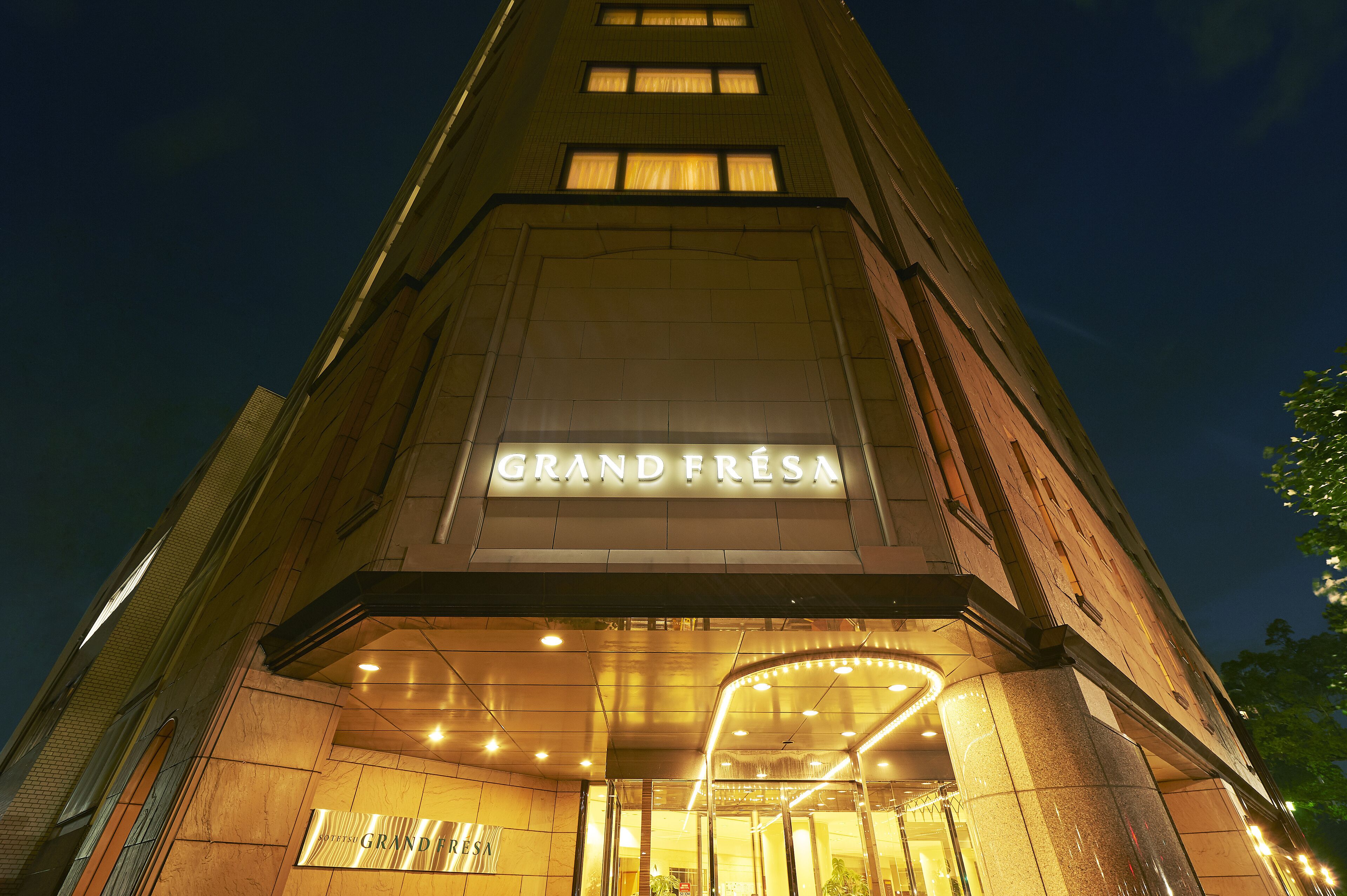 front of property – evening/night