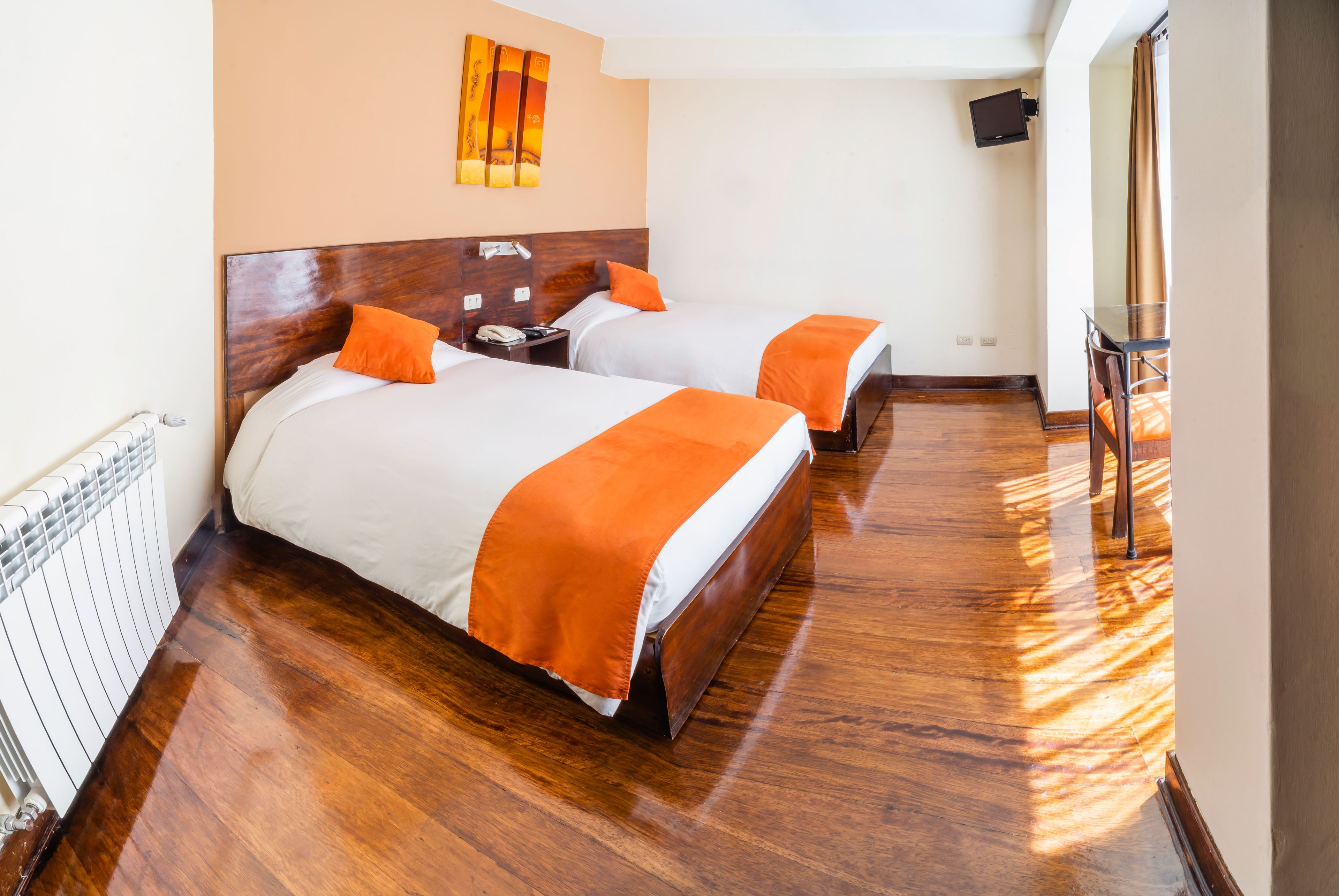 twin room, balcony | 1 bedroom, in-room safe, free wifi, bed sheets