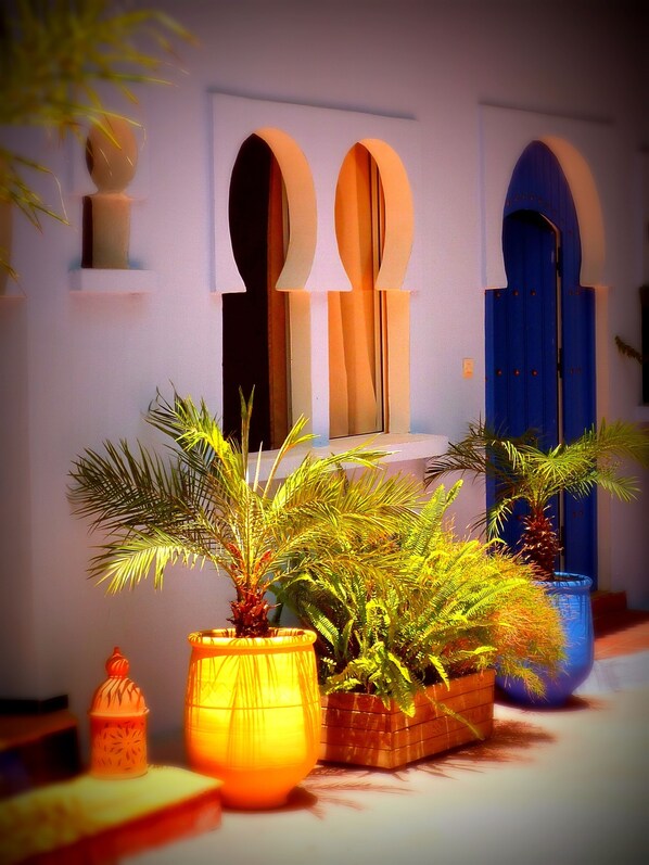 Uitzicht vanuit accommodatie