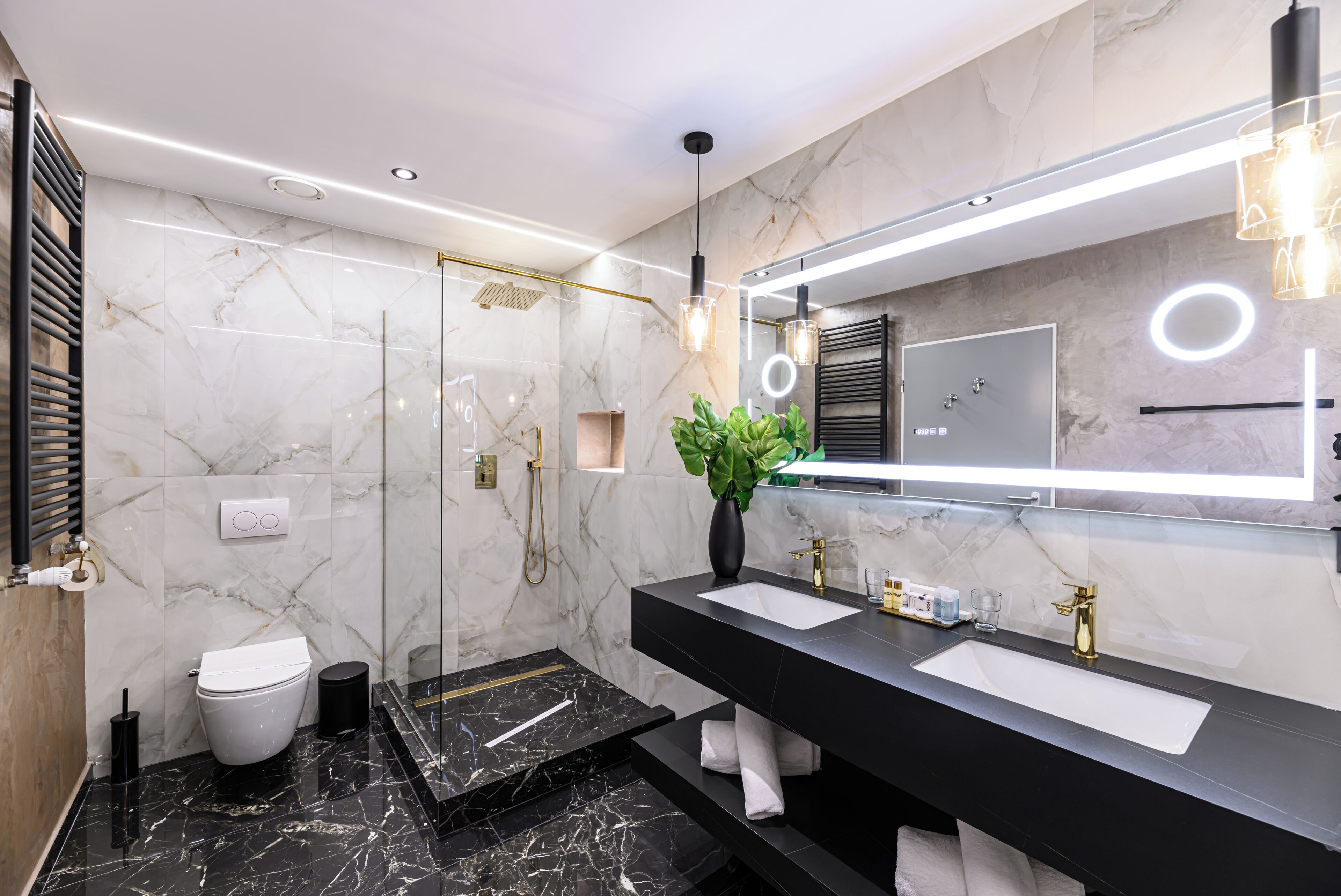 Appartamento panoramico | Bagno | Asciugacapelli, asciugamani
