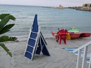 Beach nearby, beach towels