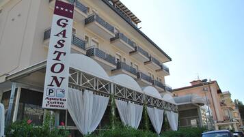 Fassade der Unterkunft