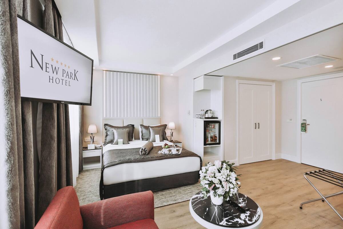 Allergikerbettwaren, Select-Comfort-Betten, Minibar, Zimmersafe