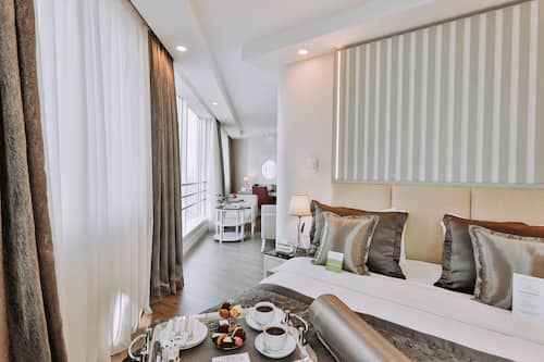 Junior-Studiosuite, 1 Schlafzimmer, Stadtblick (Park View) | Allergikerbettwaren, Select-Comfort-Betten, Minibar, Zimmersafe