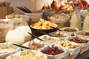 Daily buffet breakfast (EUR 36 per person)