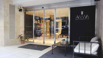 Entrada de la propiedad