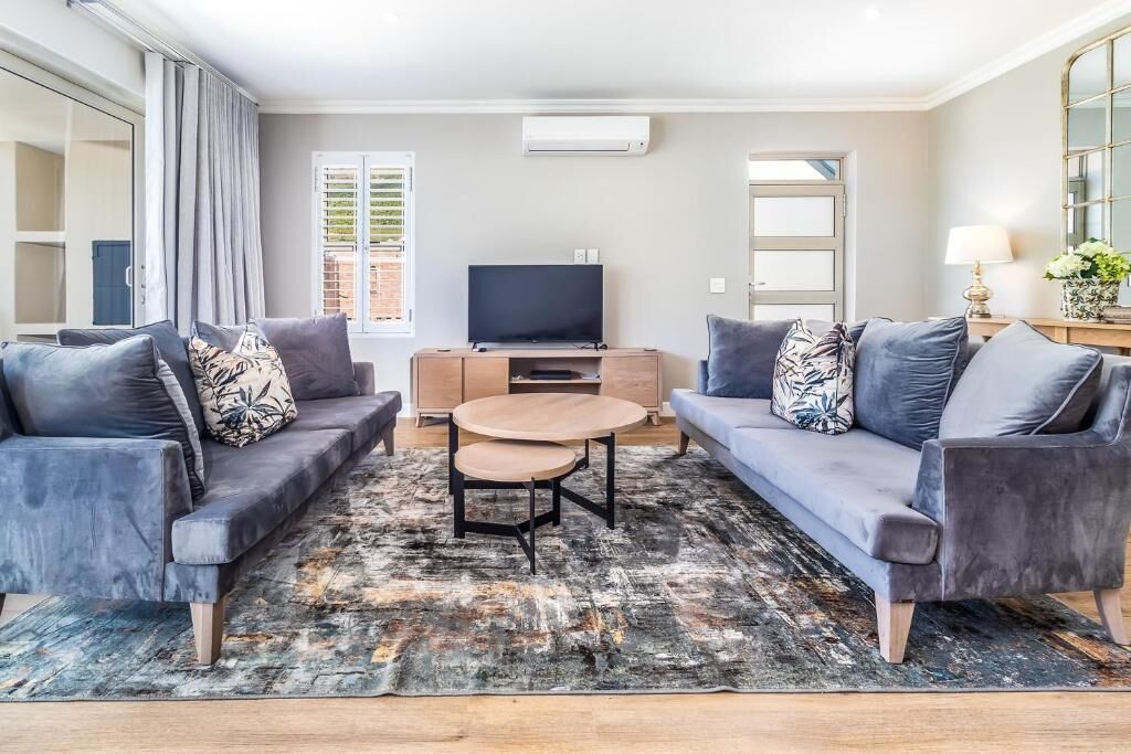 Comfort Villa, Mountain View | Living area | 60-inch Smart TV with digital channels, Netflix, streaming services