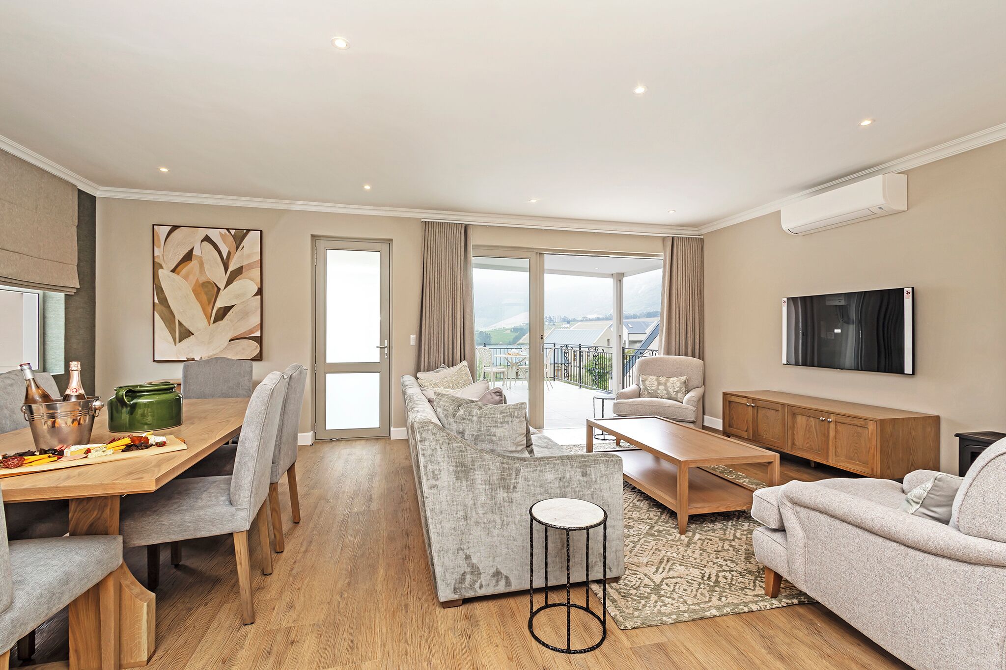 Comfort Villa, Mountain View | Living area | 60-inch Smart TV with digital channels, Netflix, streaming services