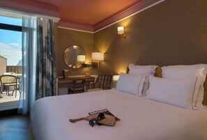 Terrace Room | Pillowtop beds, minibar, in-room safe, desk