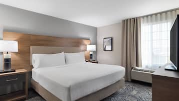 Desk, blackout curtains, iron/ironing board, free cots/infant beds