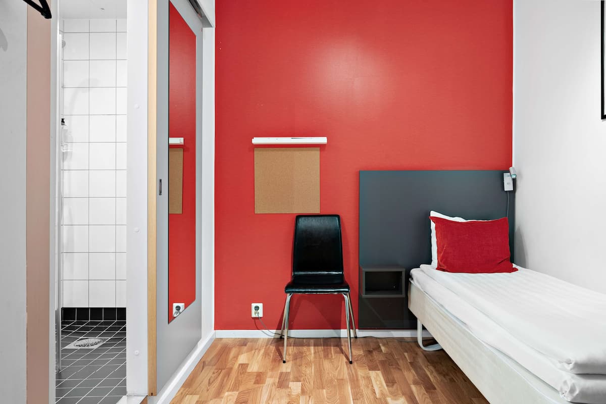 Economy-Zimmer, 1 Einzelbett, Nichtraucher, ohne Fenster | Pillowtop-Betten, Schreibtisch, kostenloses WLAN, Bettwäsche