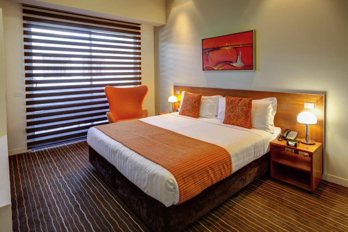Premium bedding, minibar, in-room safe, desk